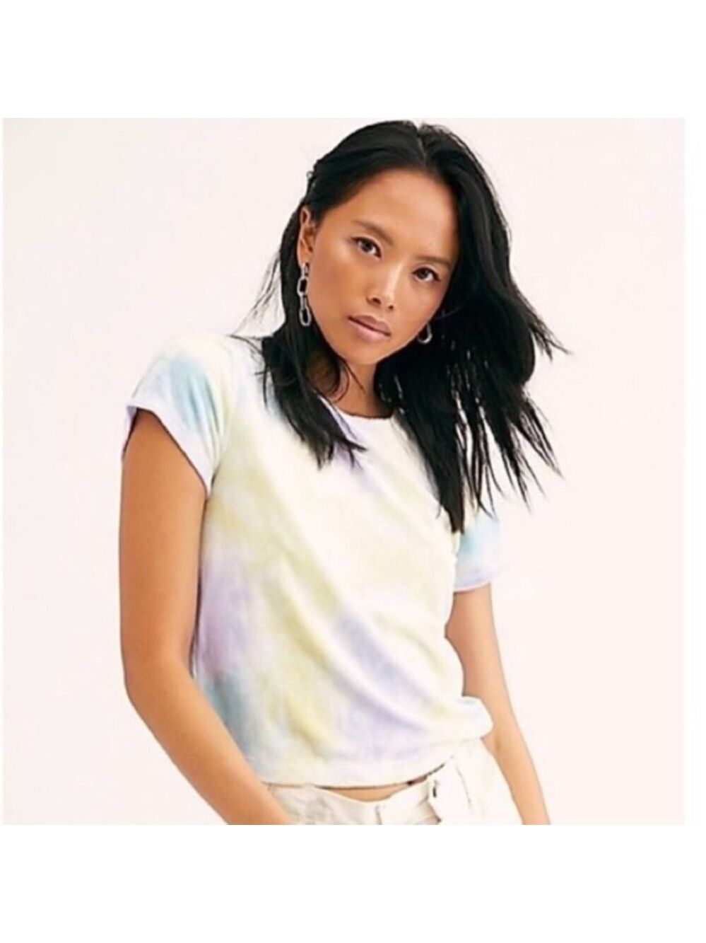 NWT Free People Bright Eyes Velvet T-Shirt